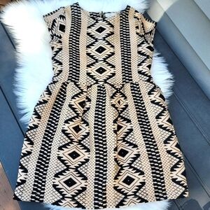 Peek Aztec Print Dress L 10